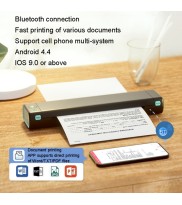 Phomemo M08F Bluetooth Wireless Handheld Portable Thermal Printer + 200pcs sheets
