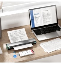 Phomemo M08F Bluetooth Wireless Handheld Portable Thermal Printer + 200pcs sheets