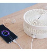 3 in 1 Foldable Rechargeable Fan Fandle InnovaGoods Ø7,7'' 7200 mAh