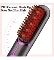Wireless Hair Straightening Comb USB Charging Curling Iron