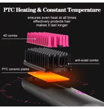 Wireless Hair Straightening Comb USB Charging Curling Iron