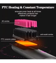 Wireless Hair Straightening Comb USB Charging Curling Iron
