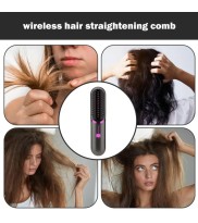 Wireless Hair Straightening Comb USB Charging Curling Iron