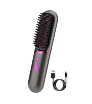 Wireless Hair Straightening Comb USB Charging Curling Iron