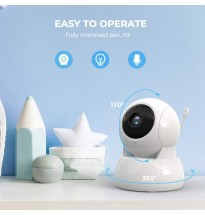 Infrared Night Vision Two-way Intercom Baby Monitor 5-inch Wireless Digital Monitor