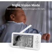 5 Inch HD Baby Monitor Wireless Wifi Baby Care Camera