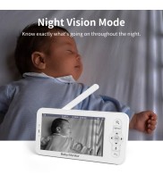 5 Inch HD Baby Monitor Wireless Wifi Baby Care Camera