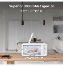 5 Inch HD Baby Monitor Wireless Wifi Baby Care Camera