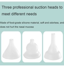 USB Charging Baby Snot Cleaner Electric Nasal Aspirator(White Purple)
