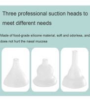 USB Charging Baby Snot Cleaner Electric Nasal Aspirator(White Purple)