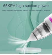 USB Charging Baby Snot Cleaner Electric Nasal Aspirator(White Purple)