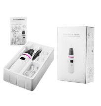 USB Charging Baby Snot Cleaner Electric Nasal Aspirator(White Purple)