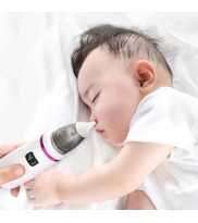 USB Charging Baby Snot Cleaner Electric Nasal Aspirator(White Purple)