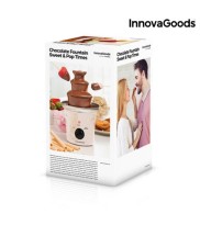 CHOCOLATE FOUNTAIN SWEET & POP TIMES 70W WHITE STEEL