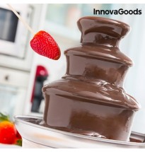 CHOCOLATE FOUNTAIN SWEET & POP TIMES 70W WHITE STEEL